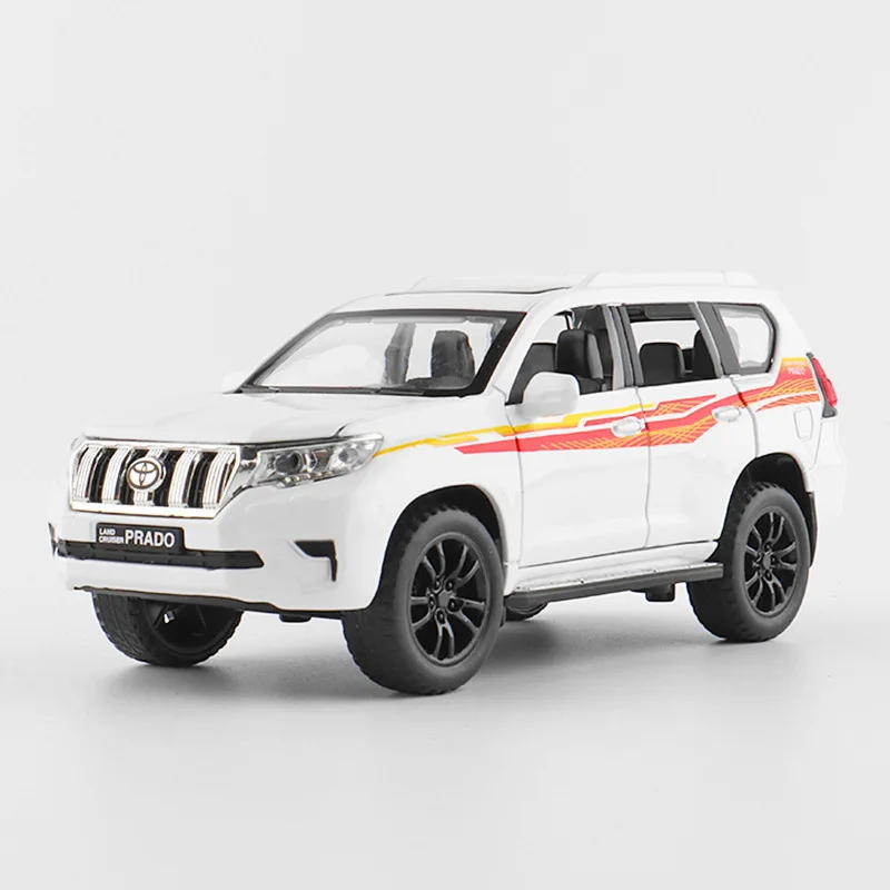 

TAKARA TOMY 1:32 Model Car Boy Sound Light Toy Car Children's Toy Gift Collection with Acousto-optic Return Force Toyota Prado