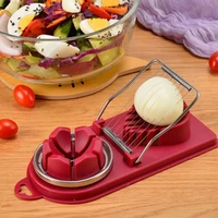 multifunctional egg cutter strengthened stainless steel egg cutter slicer mold flower shaped lunch meat cutter kitchen gadgets
