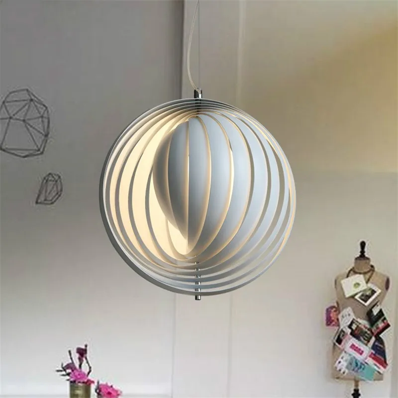 Современный Железный подвесной светильник Луна американские деревенские Ретро