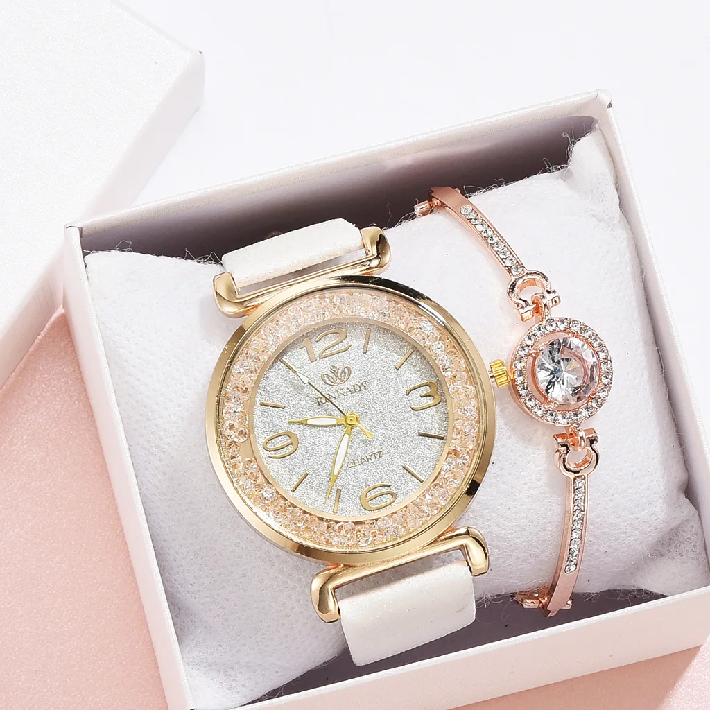 Часы наручные женские кварцевые стильные модные роскошные аналоговые с кожаным