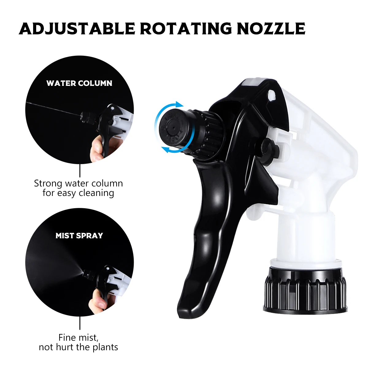 6 шт. цветок полива спрей бутылку воды Пластик распылительную головку