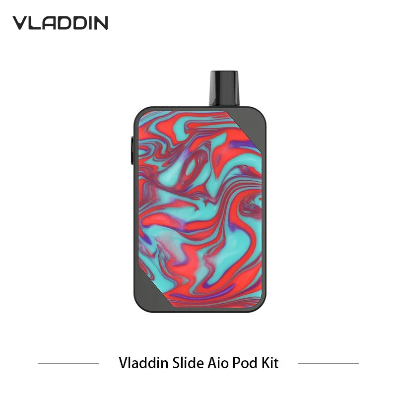 Оригинальный набор Vladdin Slide Aio Pod аккумулятор 1000 мА/ч емкость 2 мл со сменными