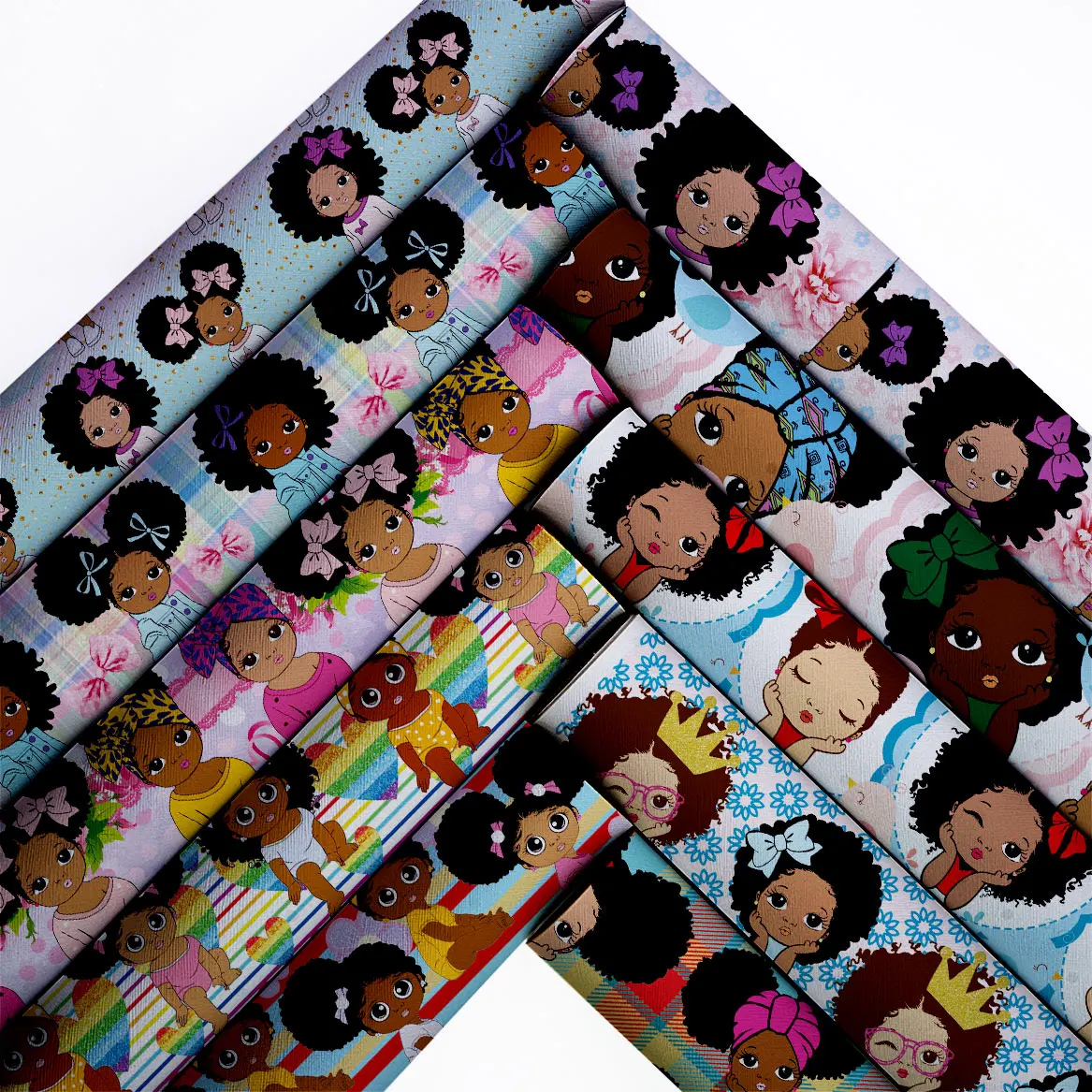 Листы из искусственной кожи для девочек виниловые простыни с принтом сделай сам