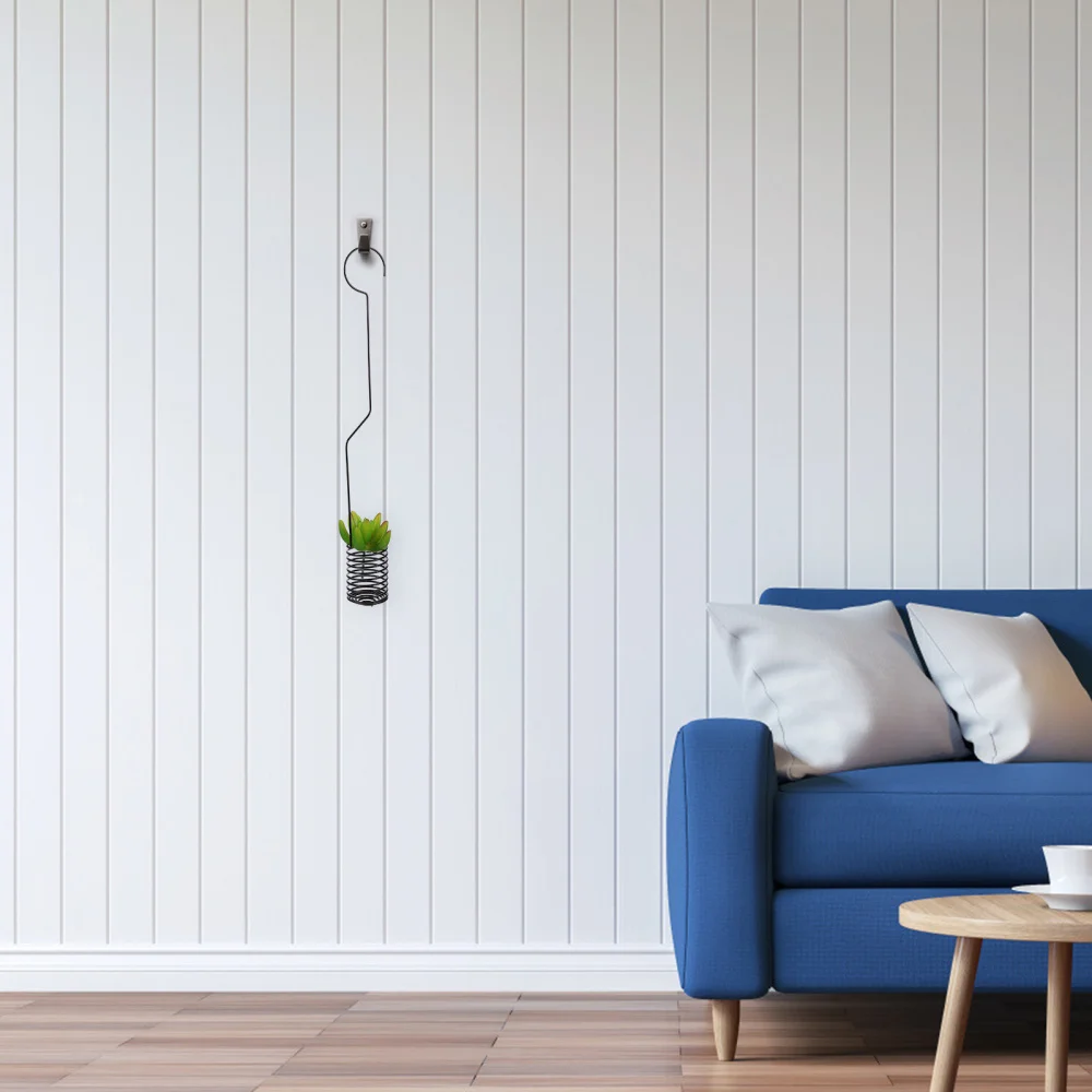 

1pc Metal Hanging Plant Rack Wall Ornament Iron Air Plant Display Rack