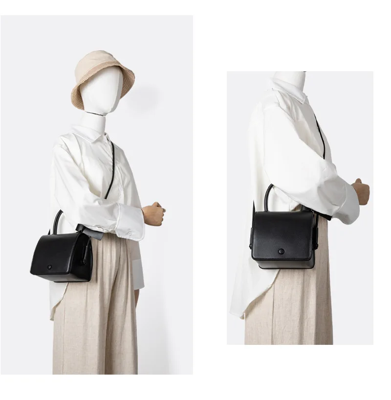 

Bag women 2020 new Korean version of the shoulder messenger bag ins super fire retro tote bag niche design handbag