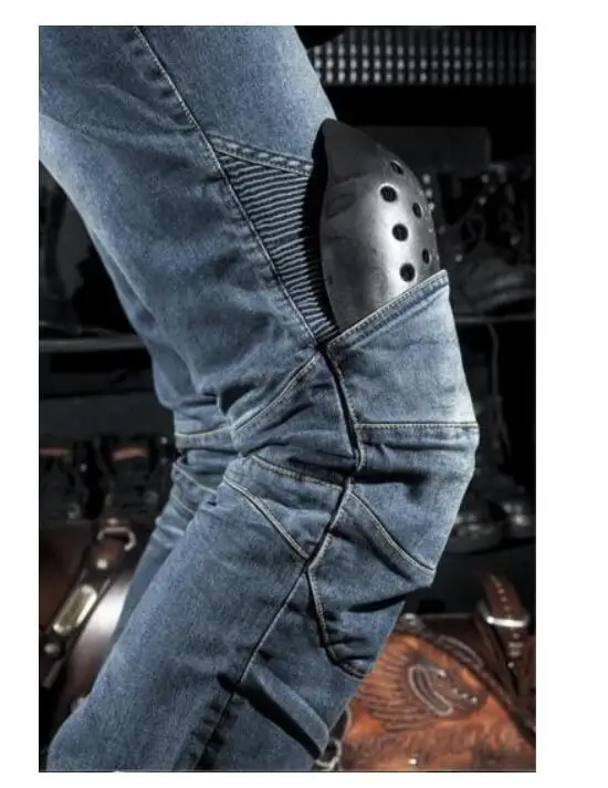 Бесплатная доставка новые мужские и женские модные джинсы мотоциклетные штаны