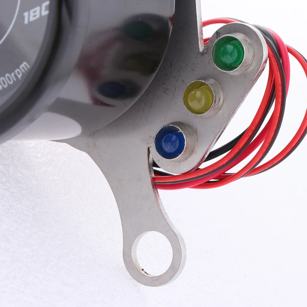 Универсальный цифровой мотоцикл ЖК экран Спидометр Одометр техометр датчик