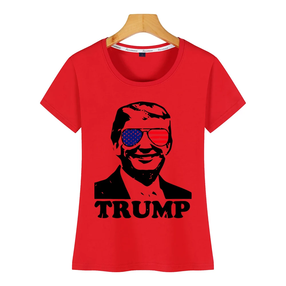 Женская футболка с американским флагом Летняя короткая Harajuku | одежда