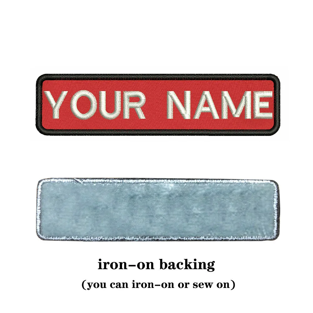 Значок с вышивкой на красном фоне 10 х2 5 см|Заплатки| |