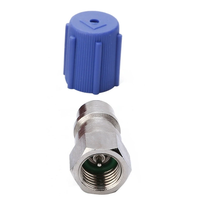 

Internal Thread 1/4SAE Interface Is Converted Into R134A High and Low Pressure Male Connector Conversion Nozzle AC1316LH