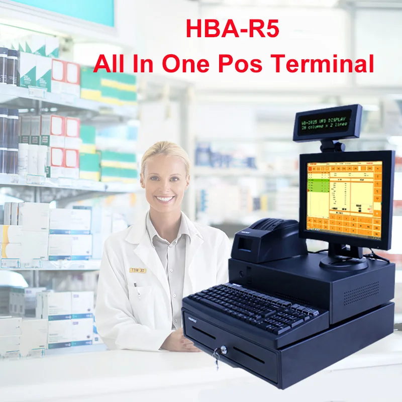 Pos терминал все в одном для супермаркета pos высокого класса электронный кассовый