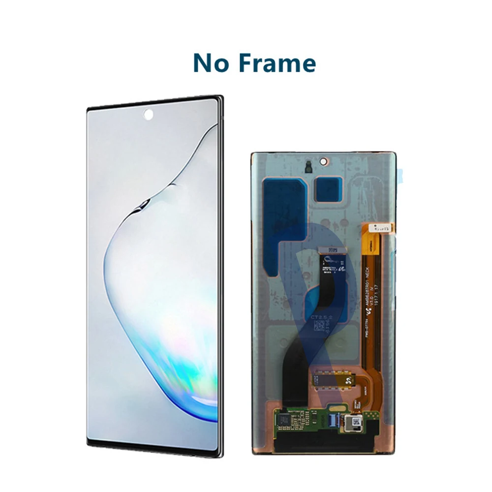 

For Samsung Galaxy Note 10 Lcd N970F N970U with Frame Display Touch Screen Digitizer For Samsung Note 10 Plus 5G N975