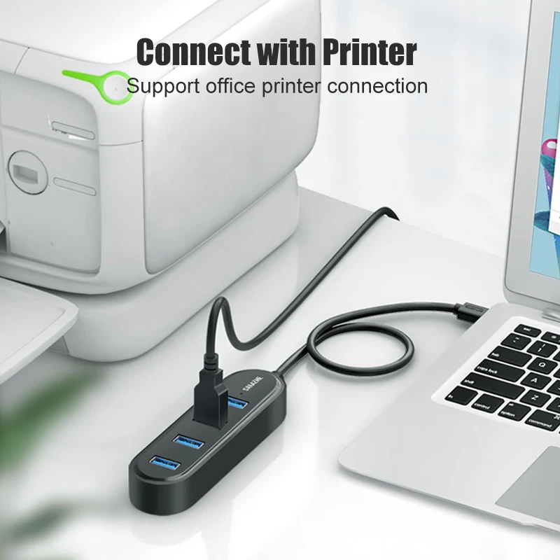 SAMZHE супер Скорость USB 3 0 4-Порты и разъёмы usb-хаб сплиттер настольный удлинитель 5
