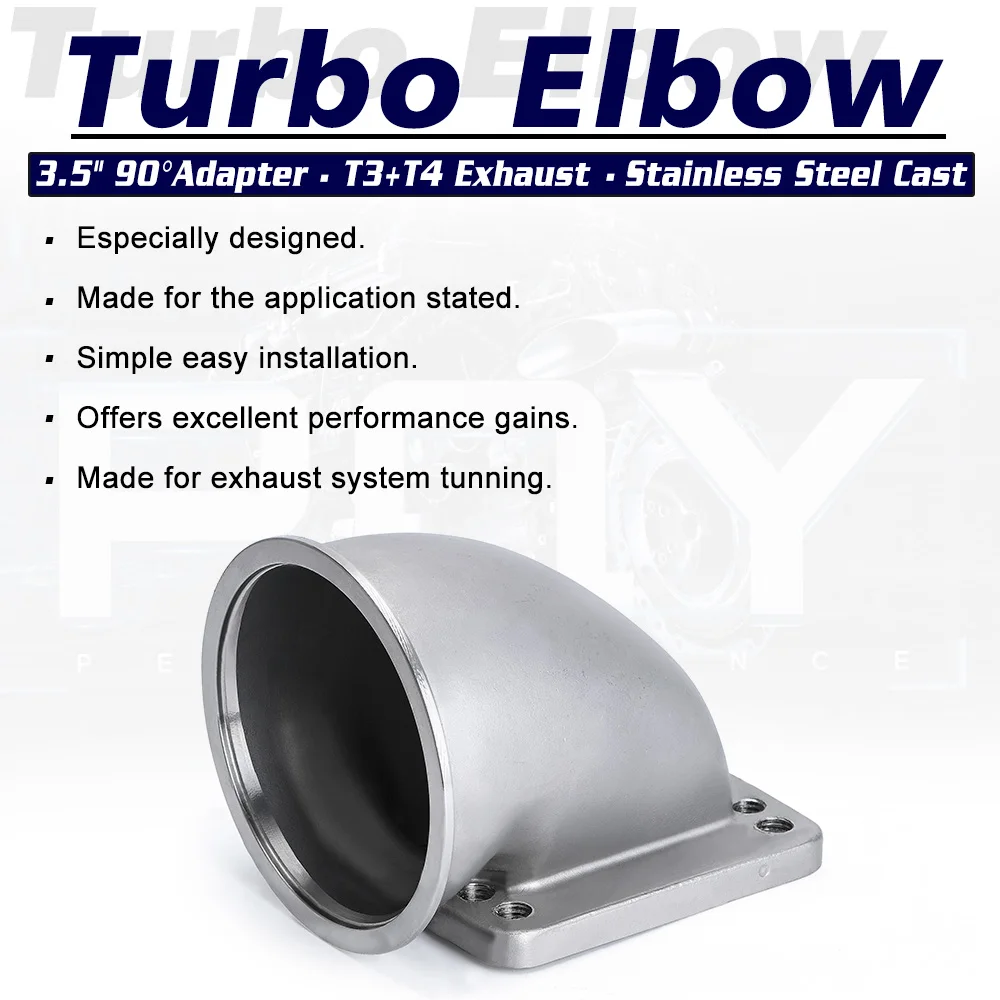 VR 3 5 &quotVband 90 градусов для модели&quot Cast Turbo &quotлокоть адаптер фланец 304 нержавеющая