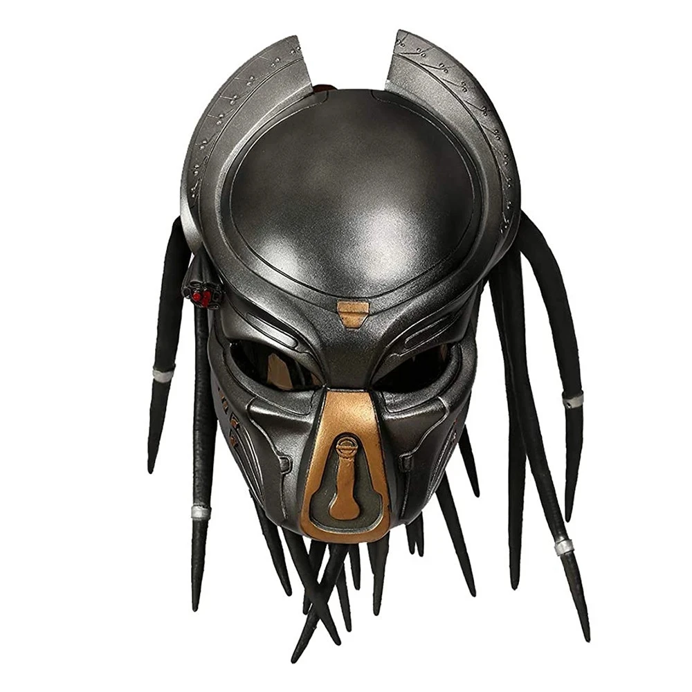 

Movie Kids Halloween Masks Alien Vs. Predator Cosplay Bodysuit Adult Halloween Predator Cosplay Jumpsuit with Mask for Mens