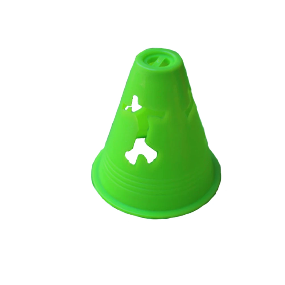 

20pcs/pack Professional Marking Sport Skate Pile Cup Practice Stadium Cone Inline Obstacle Agility Football Training Free Slalom