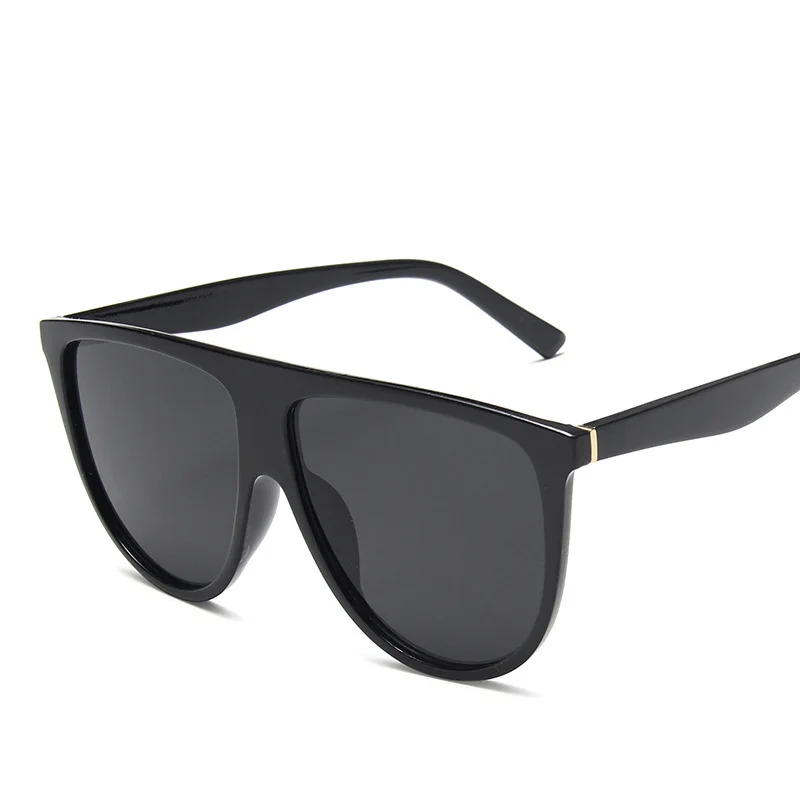 

Big Frame Sunglasses Women Eyeglasses Bright Black Sunglasses Retro Glasses Wholesale