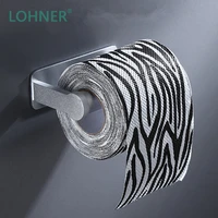 lohner new simple roll stand paper towel holder wrap aluminum alloy hanging rack nordic style wc stojak papier toaletowy houder