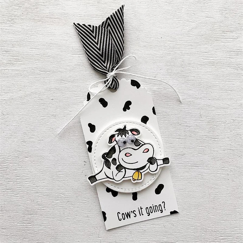 Молоко корова металла резки штампы и DIY Скрапбукинг трафарет для открыток