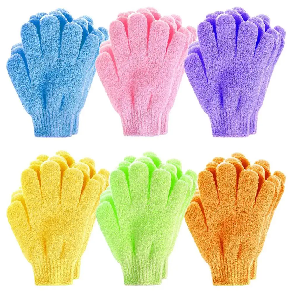 

Shower Gloves Skin Bath Wash Cloth Shower Scrubber Back Scrub Towel Scrub Body Massage Sponge Bath Gloves For Kid Woman Home Use