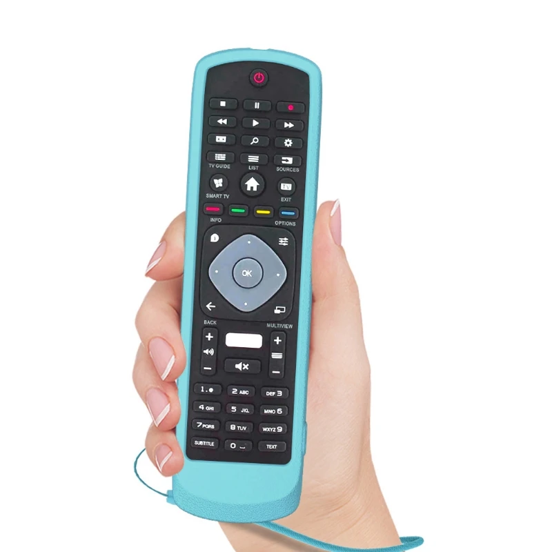 Защитный силиконовый чехол для philips TV с NETFLIX HOF16H303GPD24 Remote W3JB | Электроника