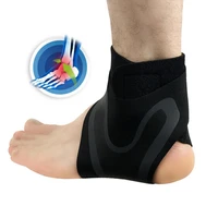ankle support brace elasticity free adjustment protection foot bandage sprain sport fitness guard band sports safety