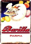 Винтажный металлический постер Barilla Parma, металлический жестяной знак 8x12 дюймов, ретро искусство, Декор стен для дома, кафе, магазина, бара, паба, гаража