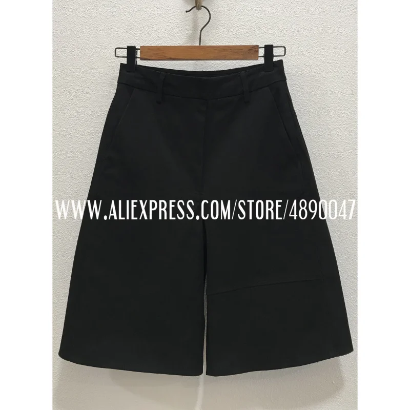 

Fashion high-quality women's casual suit pants Retro simple high-waist casual pants five-point pants