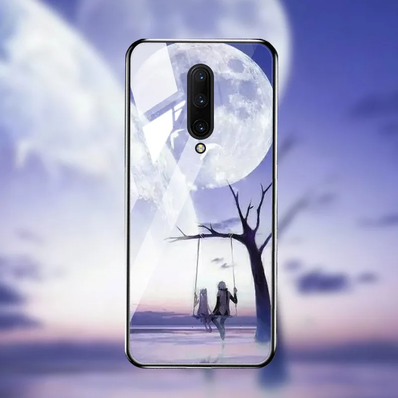 M046 Чехол из закаленного стекла для Oneplus 7T 7 Pro чехол s On для One plus 7T 7 Pro Чехол Coque Funda Bumper Coque для OnePlus 7 Pro - Цвет: M046