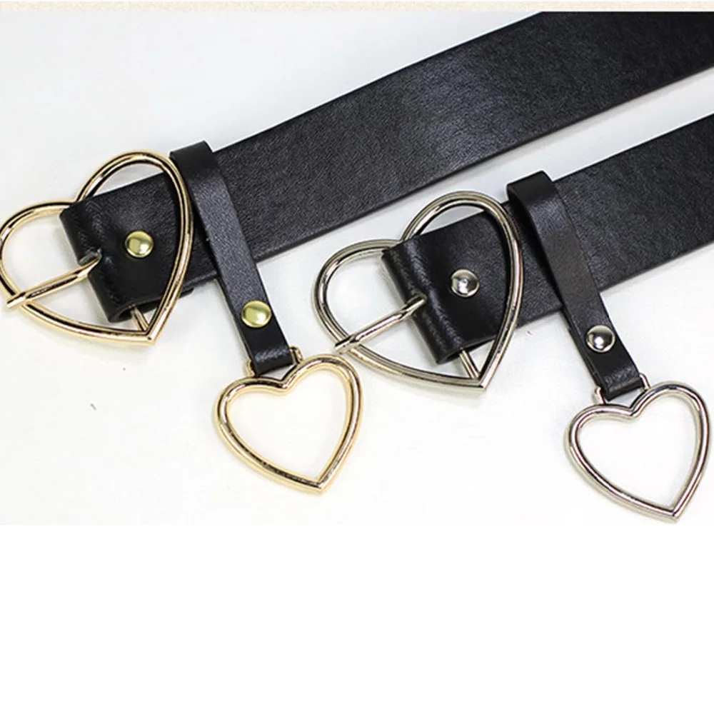 Модные ремни из искусственной кожи для женщин металлический корсет с пряжкой в