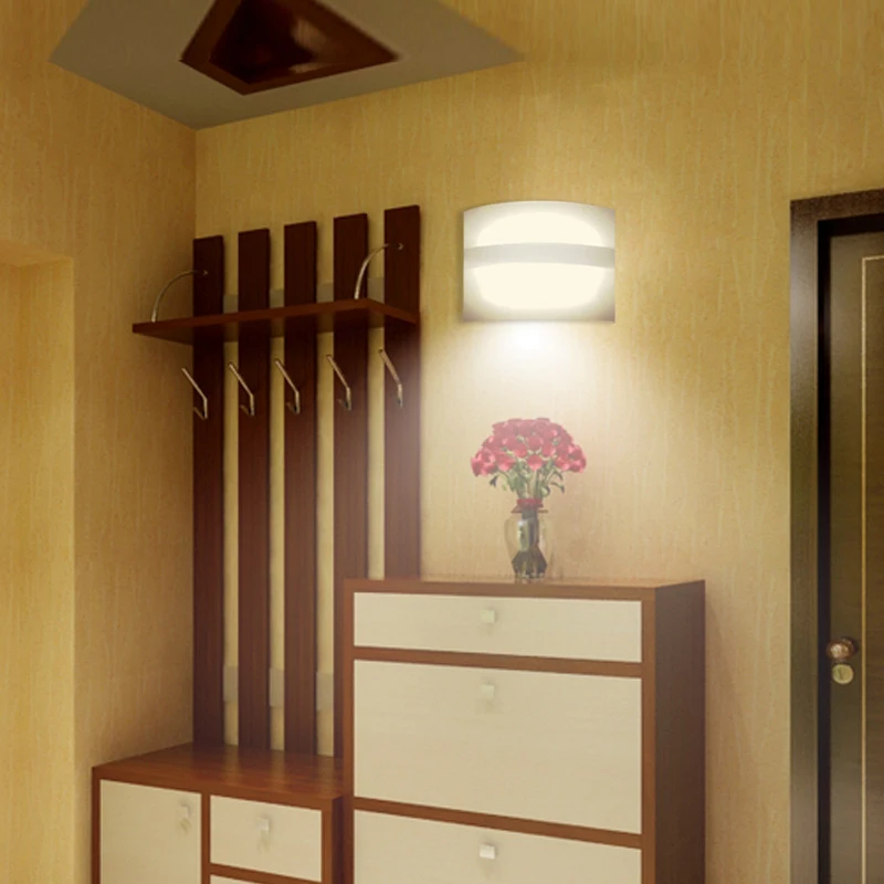 Инфракрасный светодиодный настенный светильник с пассивным инфракрасным