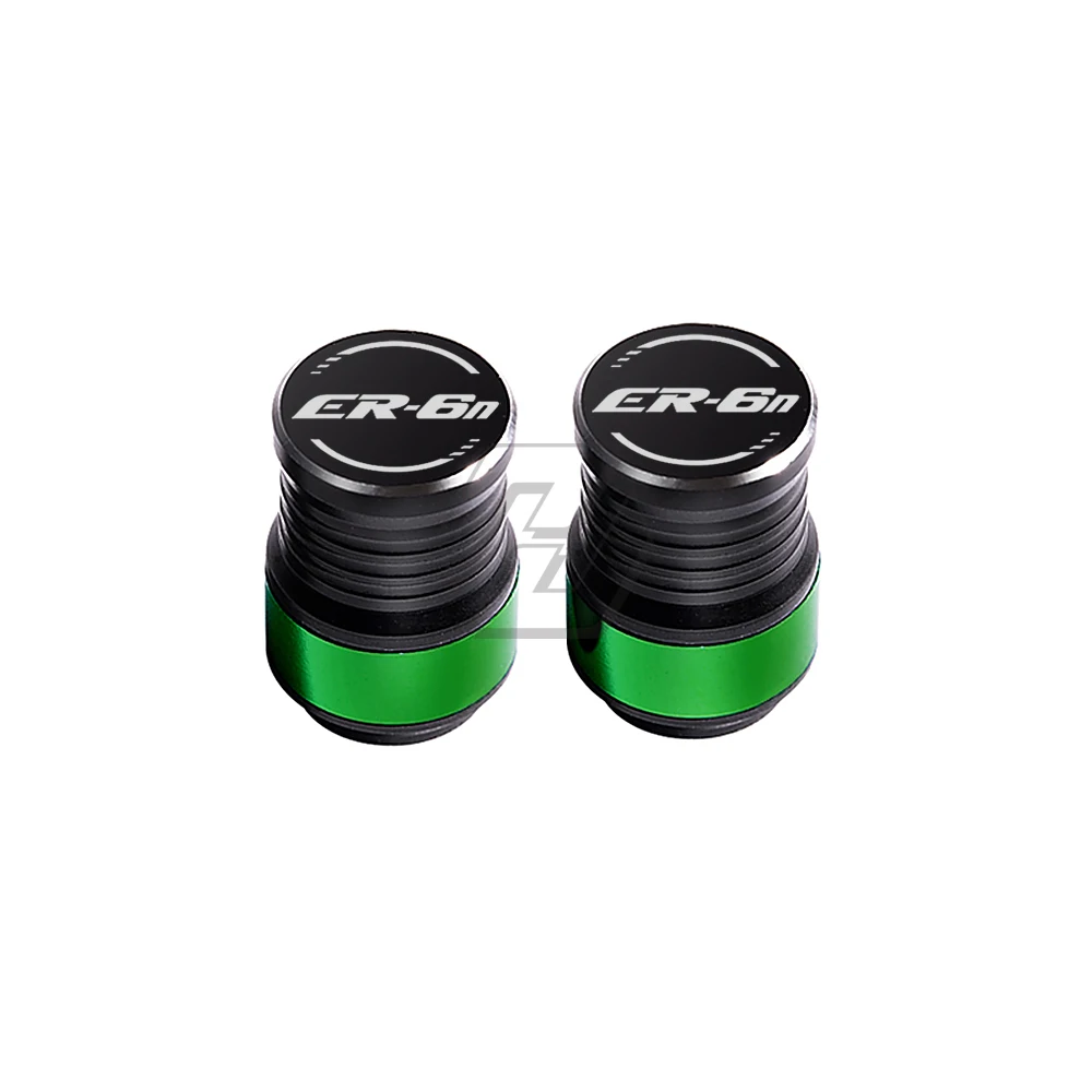 

Motorcycle Accessories Wheel Tire Valve Caps Covers Case for Kawasaki ER-6N ER6N CNC Aluminum