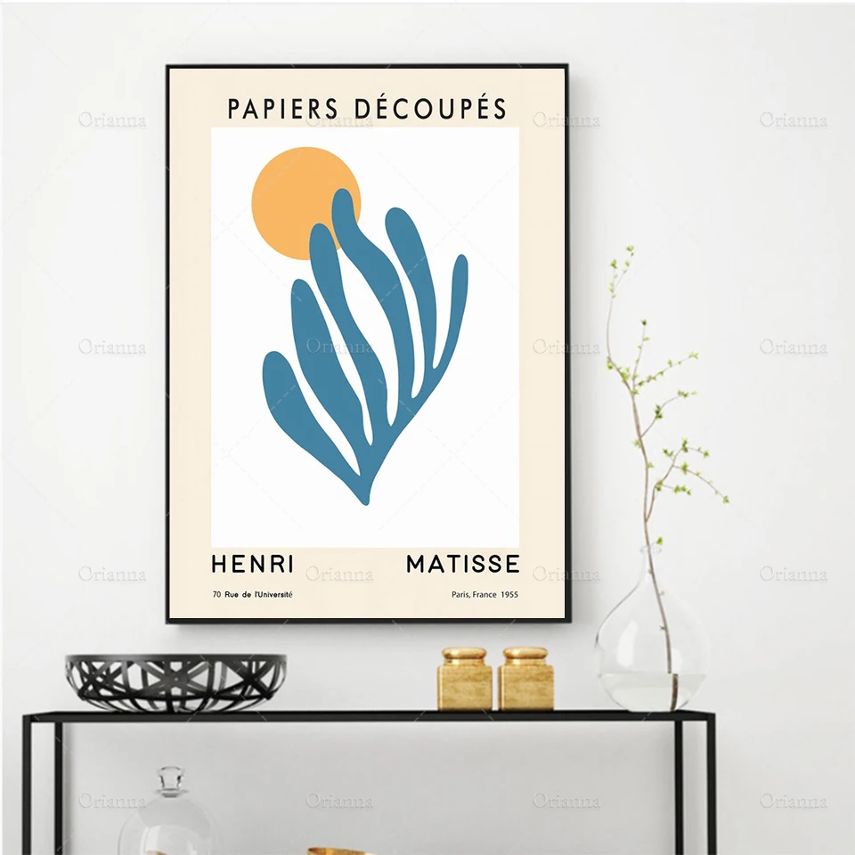 

Henri Matisse art print, Vintage print, Exhibition poster, Matisse Print, Modern Art - Gift Idea - Wall Art Poster Print Prints