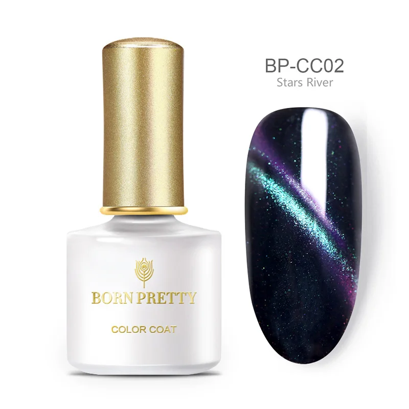 BPCC02 BORN PRETTY Гель-лак для ногтей с эффектом «кошачий глаз» лак 9D магнитный лак Сияющий лазер магнит замочить от УФ-гель маникюр Дизайн ногтей - Цвет: BPCC02