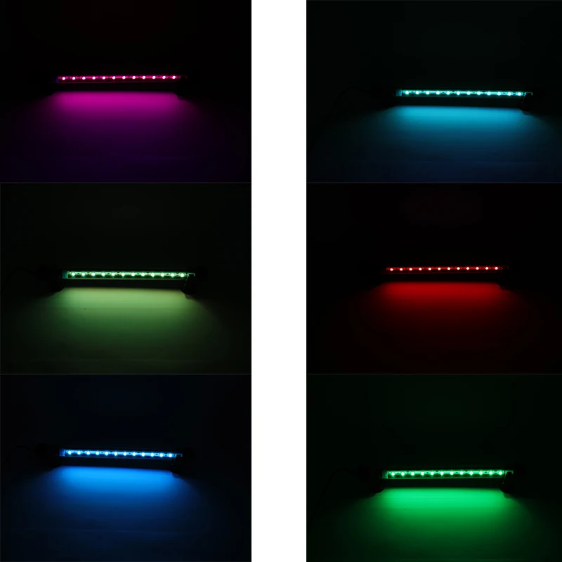 Водонепроницаемый светодиодный светильник для аквариума 18 48 см 220 В