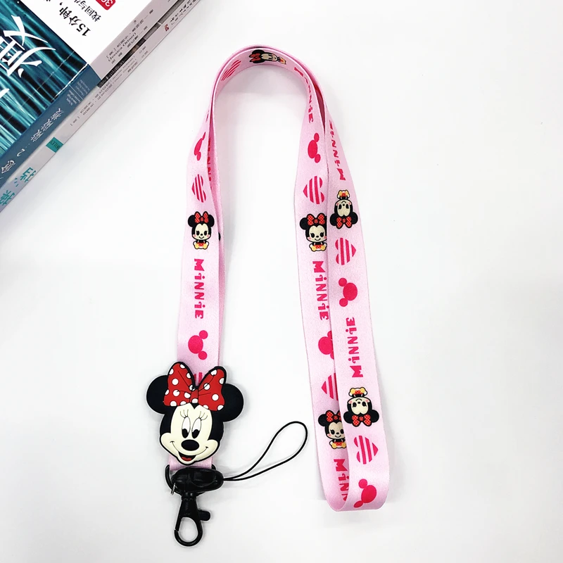 10 Милый мультяшный брелок ремешки на шею для ключей ID Card Pass Gym USB Phone lanyard DIY - Цвет: 10