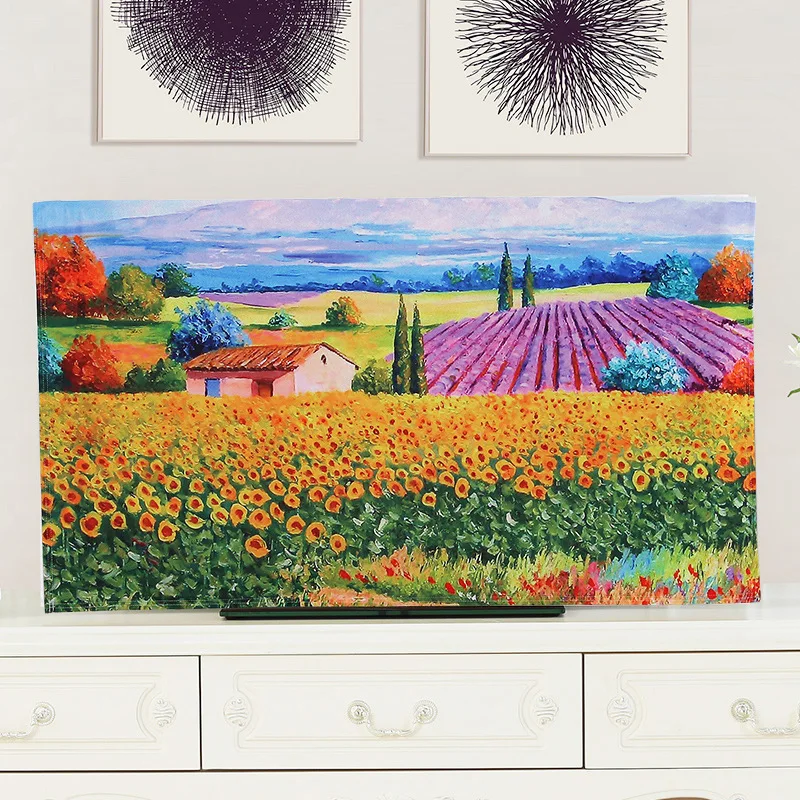 Сверхмягкая Крышка для телевизора пылезащитная крышка подвесной ЖК дисплей 55