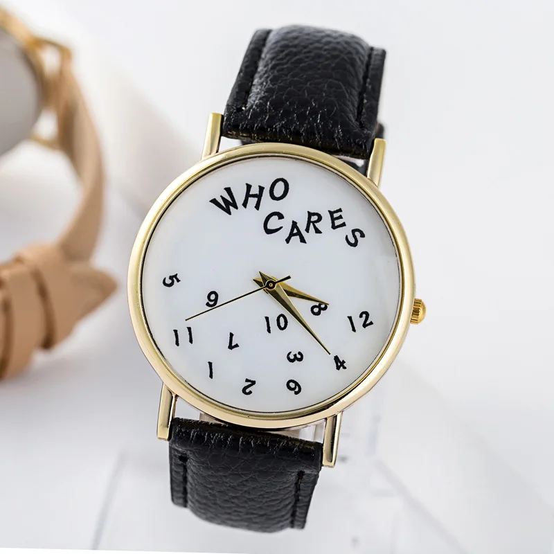 

2021 new personality English digital dial fashion ladies love leather watches students casual trend quartz watches hot style