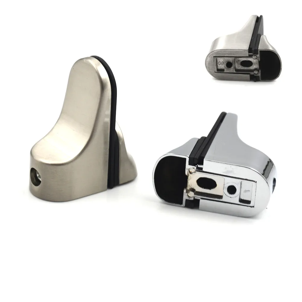 1 шт. Регулируемая полированная хромированная стеклянная полка подставка для