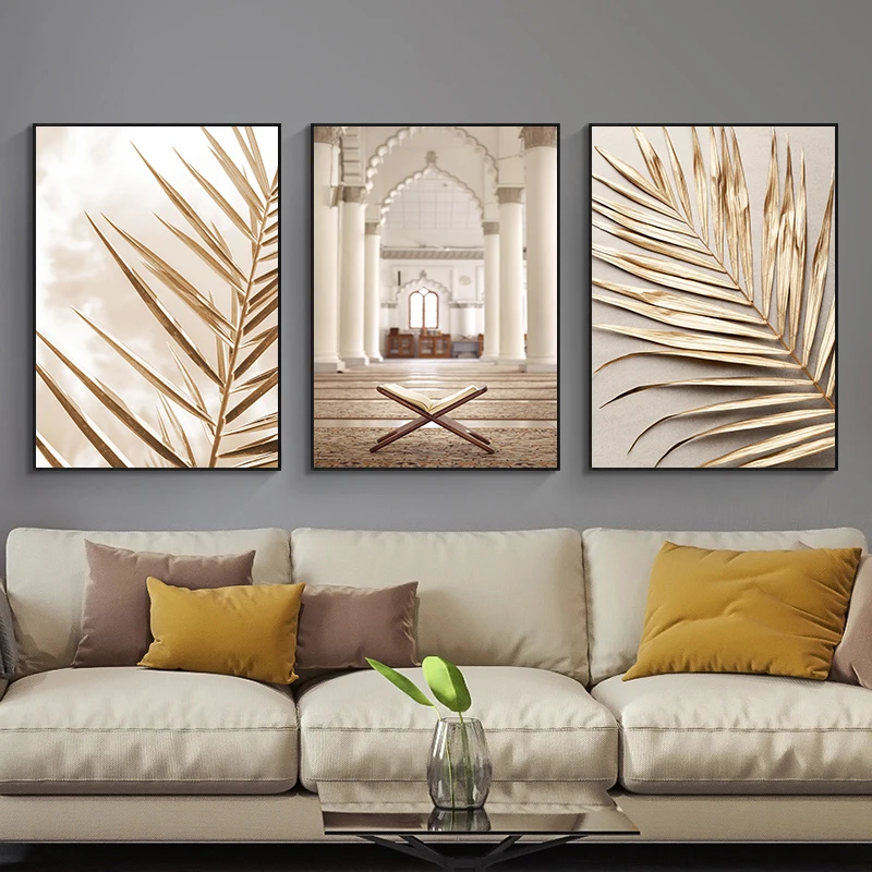 Домашний декор настенная Картина на холсте ислам мусульманская мечеть здание