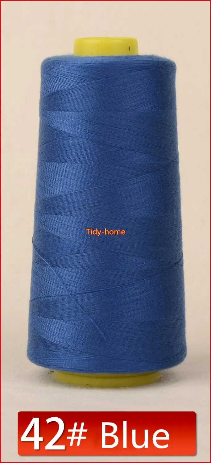 Прочные 3000 ярдов высокоскоростная швейная машина нить многоцветная полиэфирная