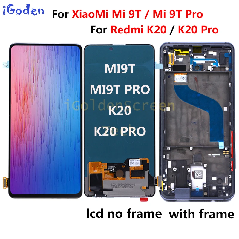 ЖК дисплей с сенсорным экраном и дигитайзером в сборе для xiaomi mi 9t pro сменный redmi K20