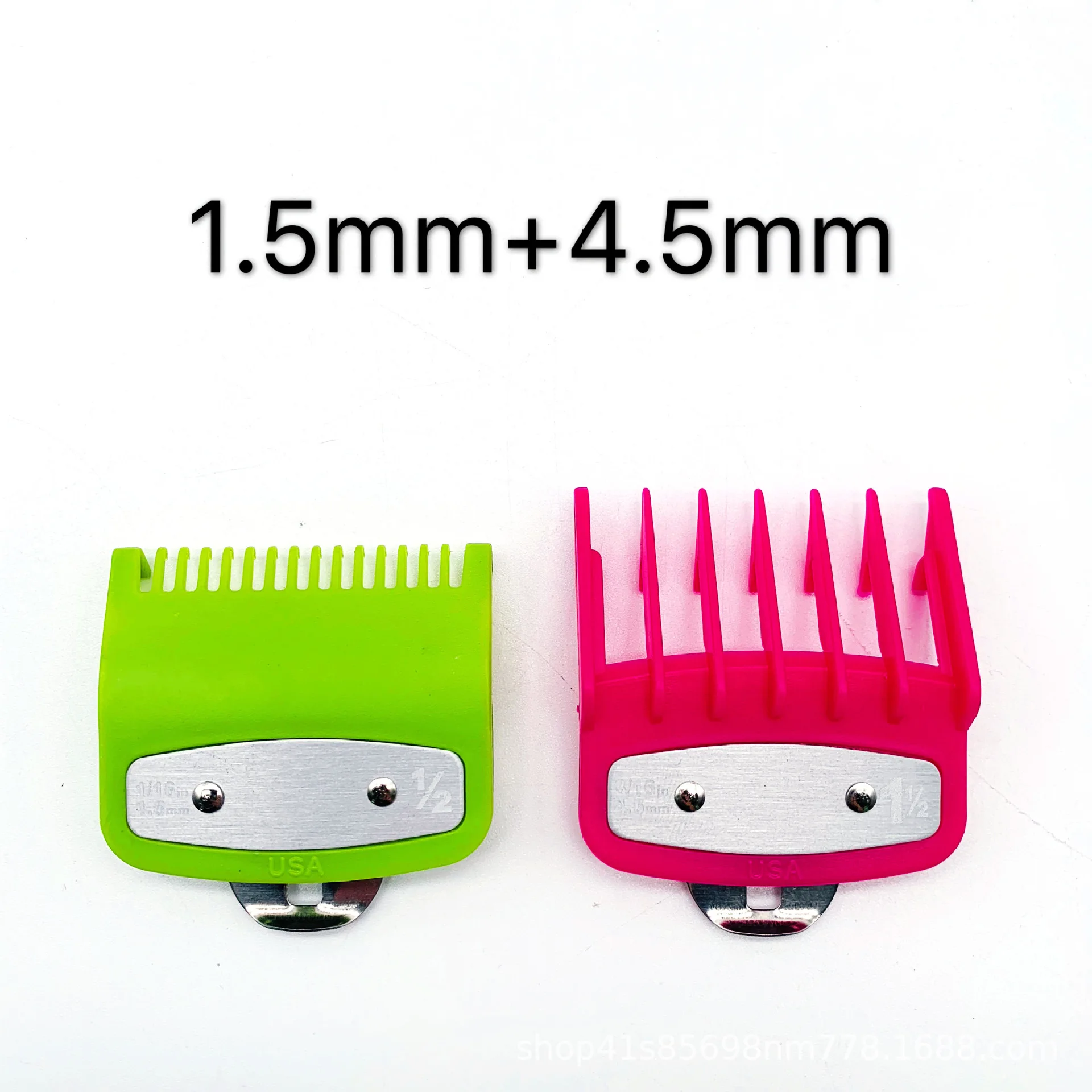Цветная направляющая расческа разных размеров металлические гребни машинка для