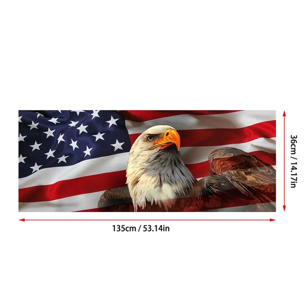 2019 New car Sticker AMERICAN Flag Bald EAGLE warbird FLAG face Rear Window Graphic Decal Truck suv Tail Windshield sticker | Автомобили и