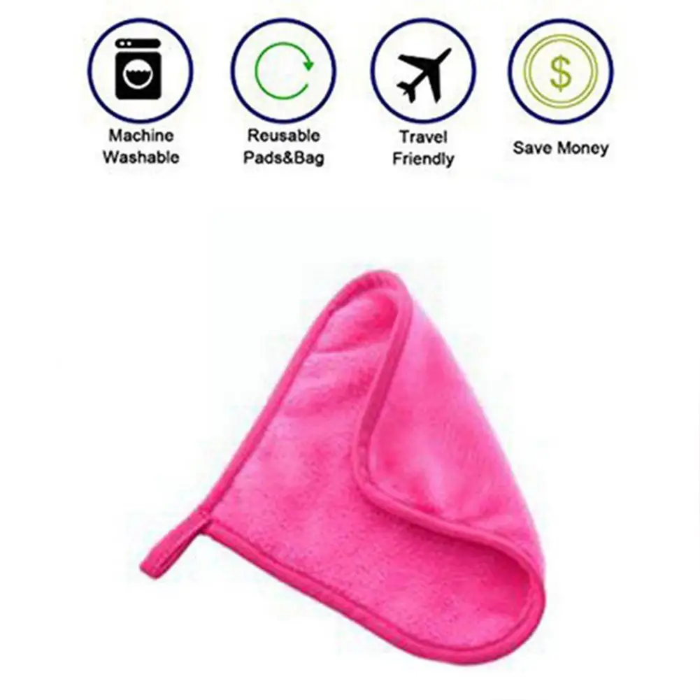 

Reusable Microfiber Makeup Remover Cloth Super Soft Lazy Beauty Beautiful Clean Cleansing Square Water Washable Towel Towel Z7A2