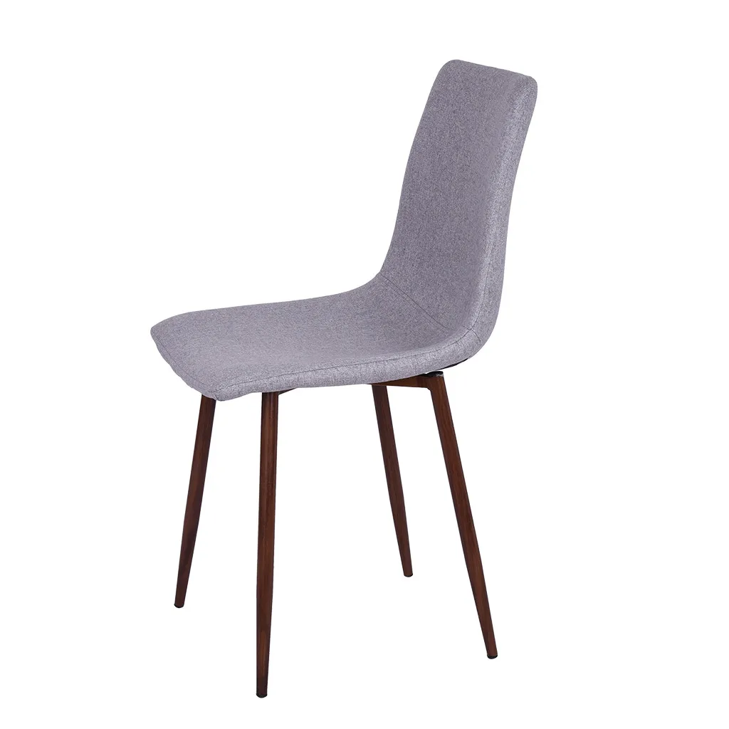 

4 Pcs Kitchen Chairs Dining Chair Medieval Modern Style Chair Metal Leg Linen Seat Set Dining Room Living Room Chairs Set