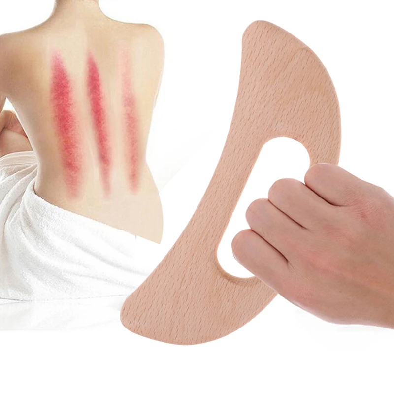

Health Care Slimming Guasha Board Back Arm Plate Tool Blood Circulation Relaxation Beech Neck Facial Meridian Massage Scraper