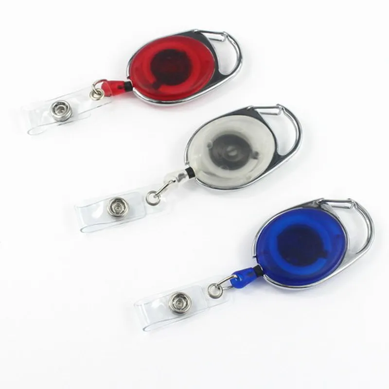 Выдвижной ID рулеткой цинковый сплав пластик ремешок именной ярлык карты