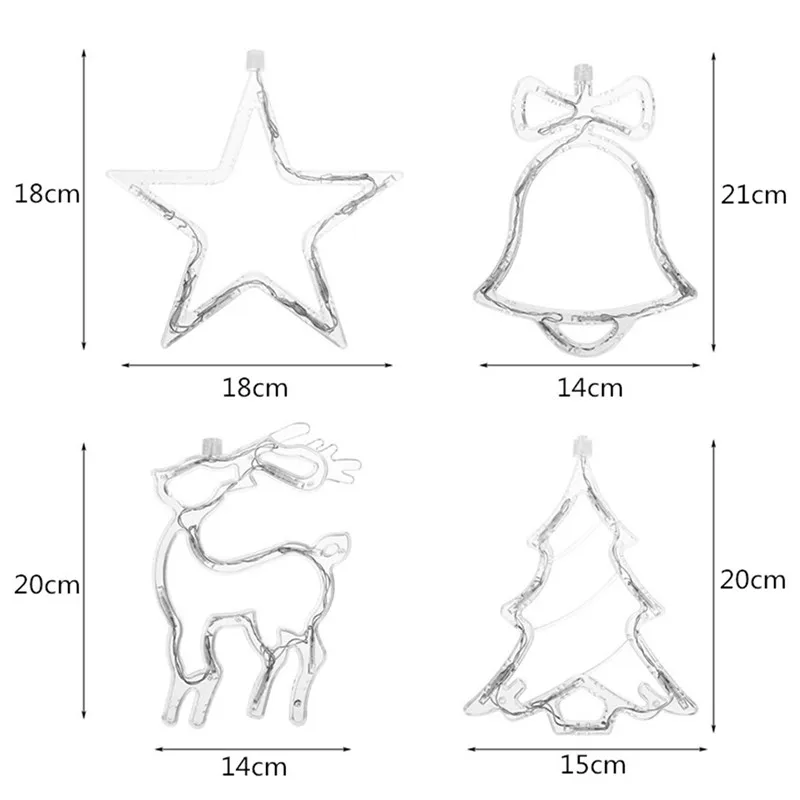 Рождественский струнный светильник s елочный колокольчик олень светодиодный