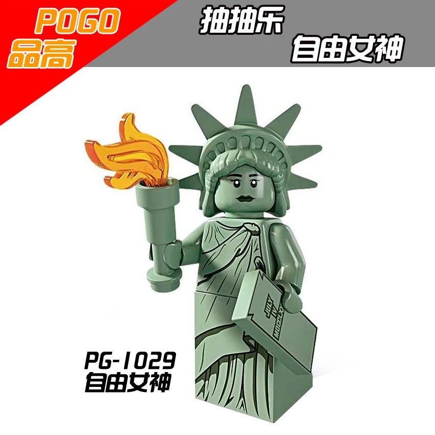 Одна продажа Медуза Рокман Ач фу ананас строительные блоки кирпичи модель